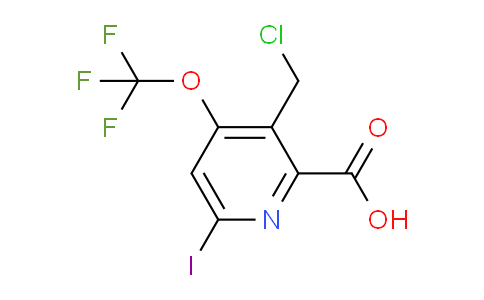 3-(Chloromethyl)-6-iodo-4-(trifluoromethoxy)pyridine-2-carboxylic acid