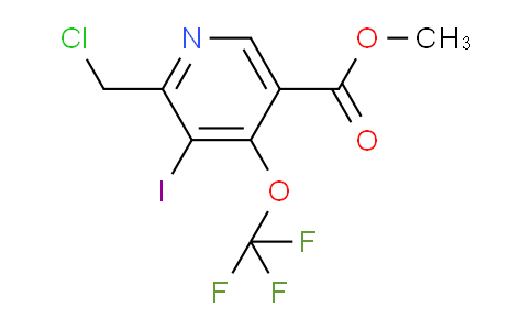 Methyl 2-(chloromethyl)-3-iodo-4-(trifluoromethoxy)pyridine-5-carboxylate