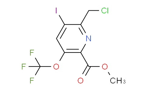 AM152858 | 1804353-01-2 | Methyl 2-(chloromethyl)-3-iodo-5-(trifluoromethoxy)pyridine-6-carboxylate