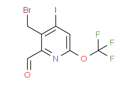 3-(Bromomethyl)-4-iodo-6-(trifluoromethoxy)pyridine-2-carboxaldehyde