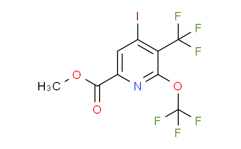Methyl 4-iodo-2-(trifluoromethoxy)-3-(trifluoromethyl)pyridine-6-carboxylate