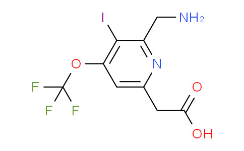 AM152879 | 1805967-83-2 | 2-(Aminomethyl)-3-iodo-4-(trifluoromethoxy)pyridine-6-acetic acid