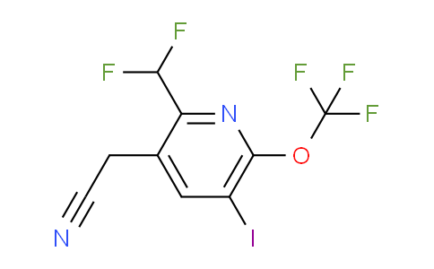 AM152889 | 1804352-21-3 | 2-(Difluoromethyl)-5-iodo-6-(trifluoromethoxy)pyridine-3-acetonitrile