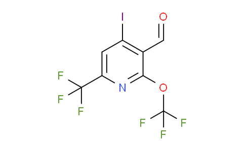AM152895 | 1806187-90-5 | 4-Iodo-2-(trifluoromethoxy)-6-(trifluoromethyl)pyridine-3-carboxaldehyde