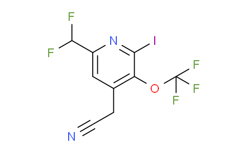 AM152896 | 1805102-72-0 | 6-(Difluoromethyl)-2-iodo-3-(trifluoromethoxy)pyridine-4-acetonitrile