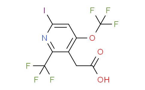 AM152899 | 1804768-23-7 | 6-Iodo-4-(trifluoromethoxy)-2-(trifluoromethyl)pyridine-3-acetic acid