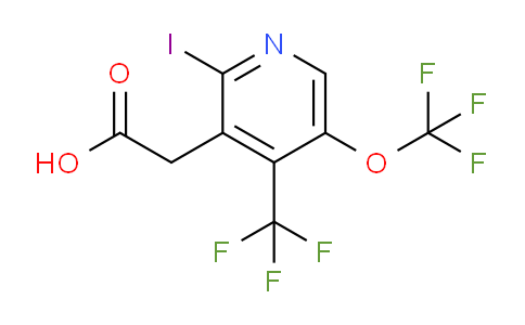 AM152900 | 1805109-39-0 | 2-Iodo-5-(trifluoromethoxy)-4-(trifluoromethyl)pyridine-3-acetic acid