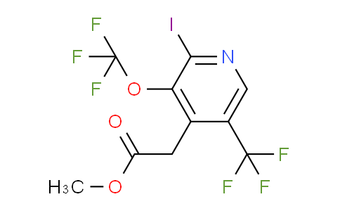 AM152902 | 1805076-49-6 | Methyl 2-iodo-3-(trifluoromethoxy)-5-(trifluoromethyl)pyridine-4-acetate