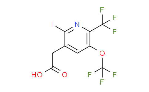 AM152903 | 1804351-89-0 | 2-Iodo-5-(trifluoromethoxy)-6-(trifluoromethyl)pyridine-3-acetic acid