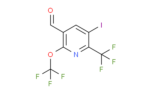 AM152907 | 1806262-50-9 | 3-Iodo-6-(trifluoromethoxy)-2-(trifluoromethyl)pyridine-5-carboxaldehyde