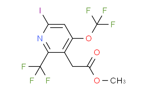 AM152908 | 1804355-61-0 | Methyl 6-iodo-4-(trifluoromethoxy)-2-(trifluoromethyl)pyridine-3-acetate