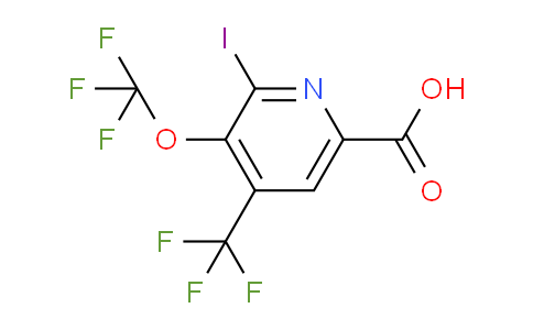 AM152909 | 1806262-57-6 | 2-Iodo-3-(trifluoromethoxy)-4-(trifluoromethyl)pyridine-6-carboxylic acid