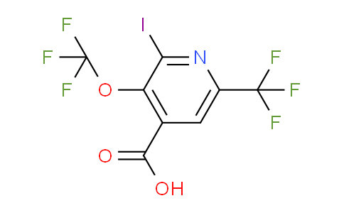 AM152910 | 1805075-48-2 | 2-Iodo-3-(trifluoromethoxy)-6-(trifluoromethyl)pyridine-4-carboxylic acid