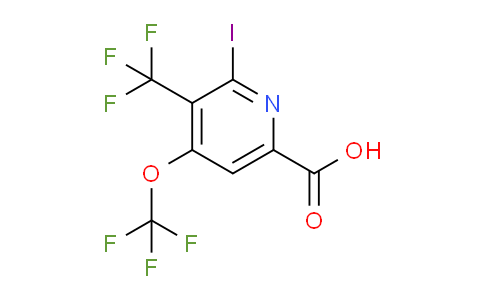 AM152915 | 1804436-49-4 | 2-Iodo-4-(trifluoromethoxy)-3-(trifluoromethyl)pyridine-6-carboxylic acid
