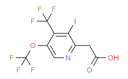 AM152916 | 1804742-86-6 | 3-Iodo-5-(trifluoromethoxy)-4-(trifluoromethyl)pyridine-2-acetic acid