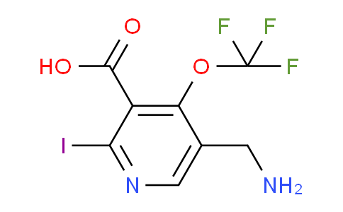 5-(Aminomethyl)-2-iodo-4-(trifluoromethoxy)pyridine-3-carboxylic acid