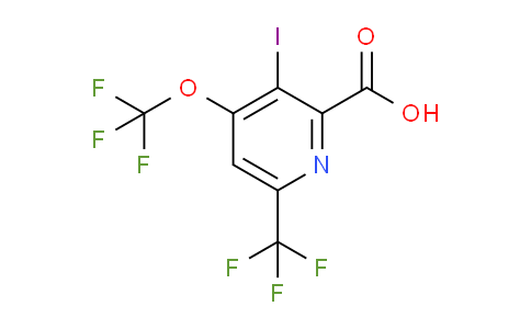 3-Iodo-4-(trifluoromethoxy)-6-(trifluoromethyl)pyridine-2-carboxylic acid
