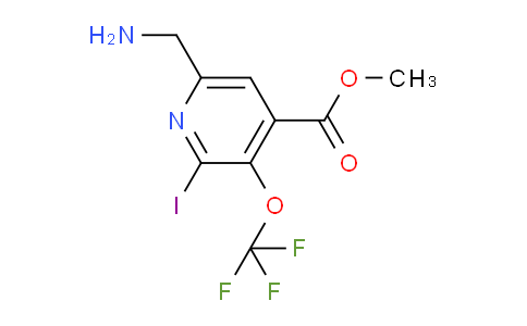 Methyl 6-(aminomethyl)-2-iodo-3-(trifluoromethoxy)pyridine-4-carboxylate