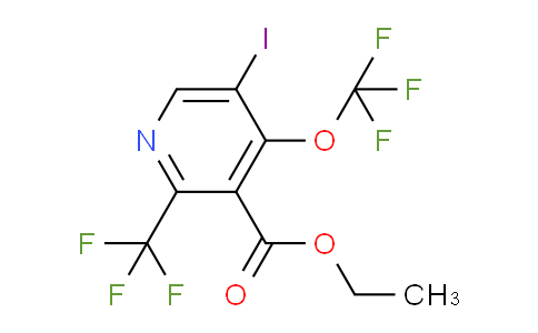 Ethyl 5-iodo-4-(trifluoromethoxy)-2-(trifluoromethyl)pyridine-3-carboxylate