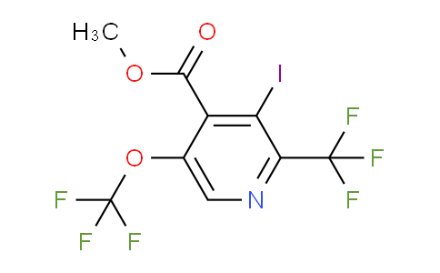 AM152968 | 1804437-03-3 | Methyl 3-iodo-5-(trifluoromethoxy)-2-(trifluoromethyl)pyridine-4-carboxylate