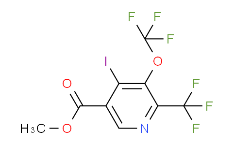AM152977 | 1805075-86-8 | Methyl 4-iodo-3-(trifluoromethoxy)-2-(trifluoromethyl)pyridine-5-carboxylate