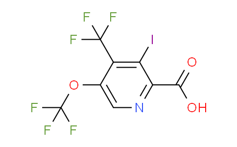 AM152980 | 1804840-27-4 | 3-Iodo-5-(trifluoromethoxy)-4-(trifluoromethyl)pyridine-2-carboxylic acid