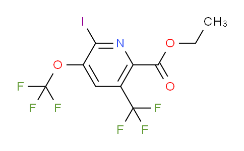 AM152991 | 1804802-98-9 | Ethyl 2-iodo-3-(trifluoromethoxy)-5-(trifluoromethyl)pyridine-6-carboxylate