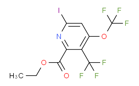AM152995 | 1804842-42-9 | Ethyl 6-iodo-4-(trifluoromethoxy)-3-(trifluoromethyl)pyridine-2-carboxylate