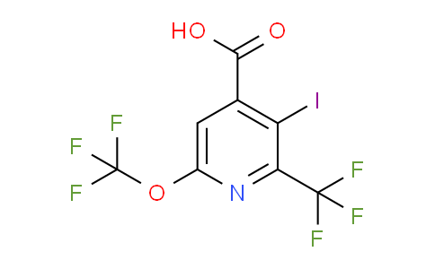 AM152997 | 1804767-35-8 | 3-Iodo-6-(trifluoromethoxy)-2-(trifluoromethyl)pyridine-4-carboxylic acid
