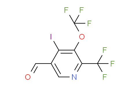 AM153001 | 1806031-67-3 | 4-Iodo-3-(trifluoromethoxy)-2-(trifluoromethyl)pyridine-5-carboxaldehyde