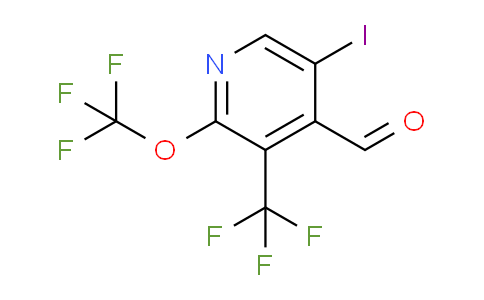AM153004 | 1806749-93-8 | 5-Iodo-2-(trifluoromethoxy)-3-(trifluoromethyl)pyridine-4-carboxaldehyde
