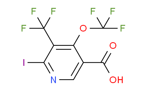 2-Iodo-4-(trifluoromethoxy)-3-(trifluoromethyl)pyridine-5-carboxylic acid