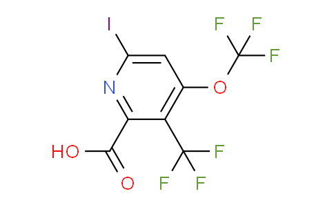 6-Iodo-4-(trifluoromethoxy)-3-(trifluoromethyl)pyridine-2-carboxylic acid