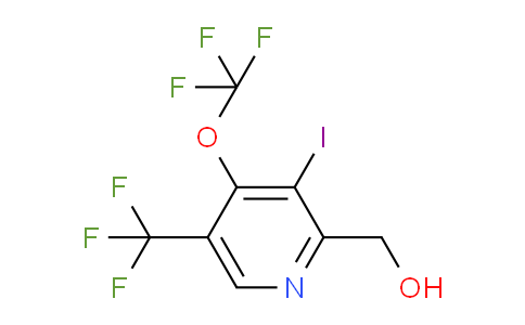 AM153013 | 1805075-18-6 | 3-Iodo-4-(trifluoromethoxy)-5-(trifluoromethyl)pyridine-2-methanol