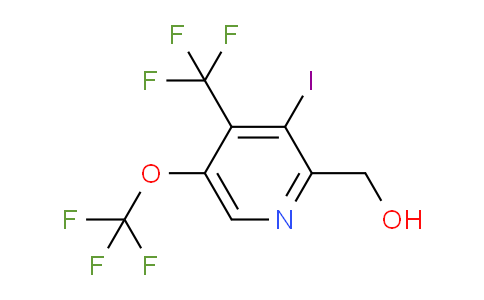 3-Iodo-5-(trifluoromethoxy)-4-(trifluoromethyl)pyridine-2-methanol