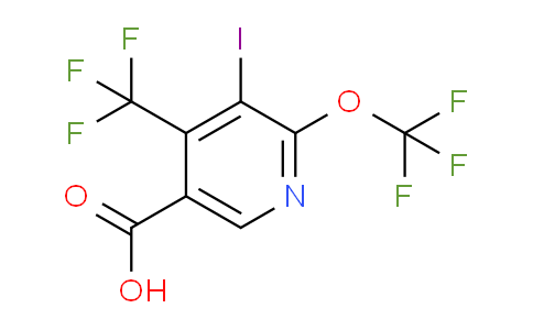 AM153023 | 1804913-32-3 | 3-Iodo-2-(trifluoromethoxy)-4-(trifluoromethyl)pyridine-5-carboxylic acid