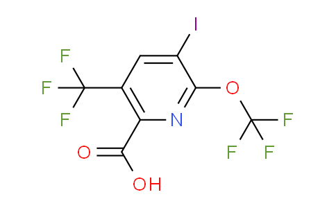 AM153024 | 1806188-24-8 | 3-Iodo-2-(trifluoromethoxy)-5-(trifluoromethyl)pyridine-6-carboxylic acid