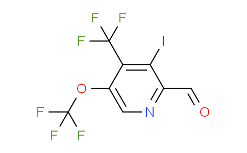 AM153040 | 1806749-74-5 | 3-Iodo-5-(trifluoromethoxy)-4-(trifluoromethyl)pyridine-2-carboxaldehyde