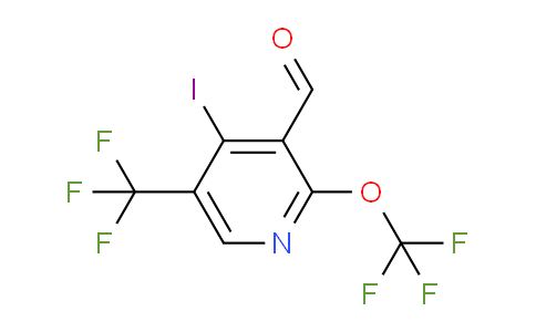 AM153041 | 1804913-28-7 | 4-Iodo-2-(trifluoromethoxy)-5-(trifluoromethyl)pyridine-3-carboxaldehyde