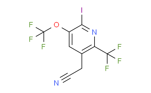 AM153044 | 1806030-17-0 | 2-Iodo-3-(trifluoromethoxy)-6-(trifluoromethyl)pyridine-5-acetonitrile