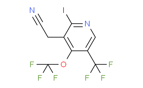 AM153047 | 1806744-35-3 | 2-Iodo-4-(trifluoromethoxy)-5-(trifluoromethyl)pyridine-3-acetonitrile