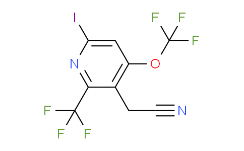 AM153052 | 1804434-97-6 | 6-Iodo-4-(trifluoromethoxy)-2-(trifluoromethyl)pyridine-3-acetonitrile