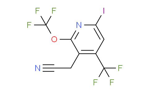 AM153082 | 1806030-51-2 | 6-Iodo-2-(trifluoromethoxy)-4-(trifluoromethyl)pyridine-3-acetonitrile