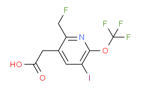 AM153091 | 1806743-23-6 | 2-(Fluoromethyl)-5-iodo-6-(trifluoromethoxy)pyridine-3-acetic acid