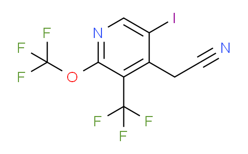 5-Iodo-2-(trifluoromethoxy)-3-(trifluoromethyl)pyridine-4-acetonitrile