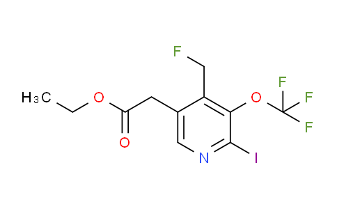 AM153118 | 1804841-64-2 | Ethyl 4-(fluoromethyl)-2-iodo-3-(trifluoromethoxy)pyridine-5-acetate