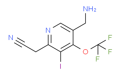 AM153134 | 1804368-34-0 | 5-(Aminomethyl)-3-iodo-4-(trifluoromethoxy)pyridine-2-acetonitrile