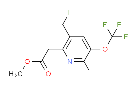 AM153156 | 1804358-45-9 | Methyl 5-(fluoromethyl)-2-iodo-3-(trifluoromethoxy)pyridine-6-acetate