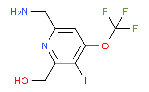 6-(Aminomethyl)-3-iodo-4-(trifluoromethoxy)pyridine-2-methanol