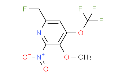 6-(Fluoromethyl)-3-methoxy-2-nitro-4-(trifluoromethoxy)pyridine